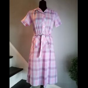 Vintage 1950s Nancy Frock Dress Sz M